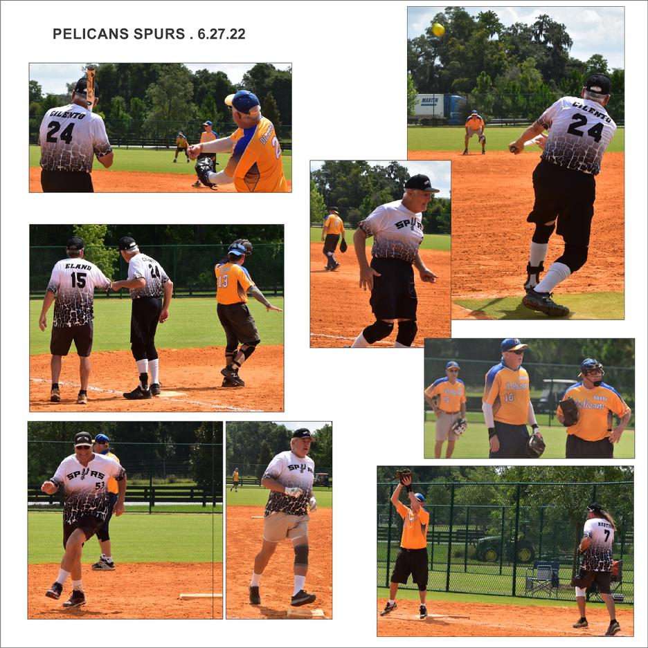 spurs pelicans D4 softball 2022